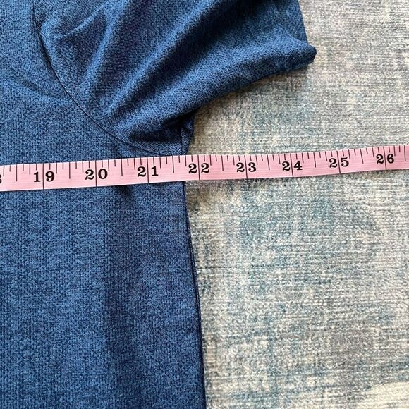 NWT! 32 Degrees Cool Heather Blue Polo Tee Large - Picture 4 of 7